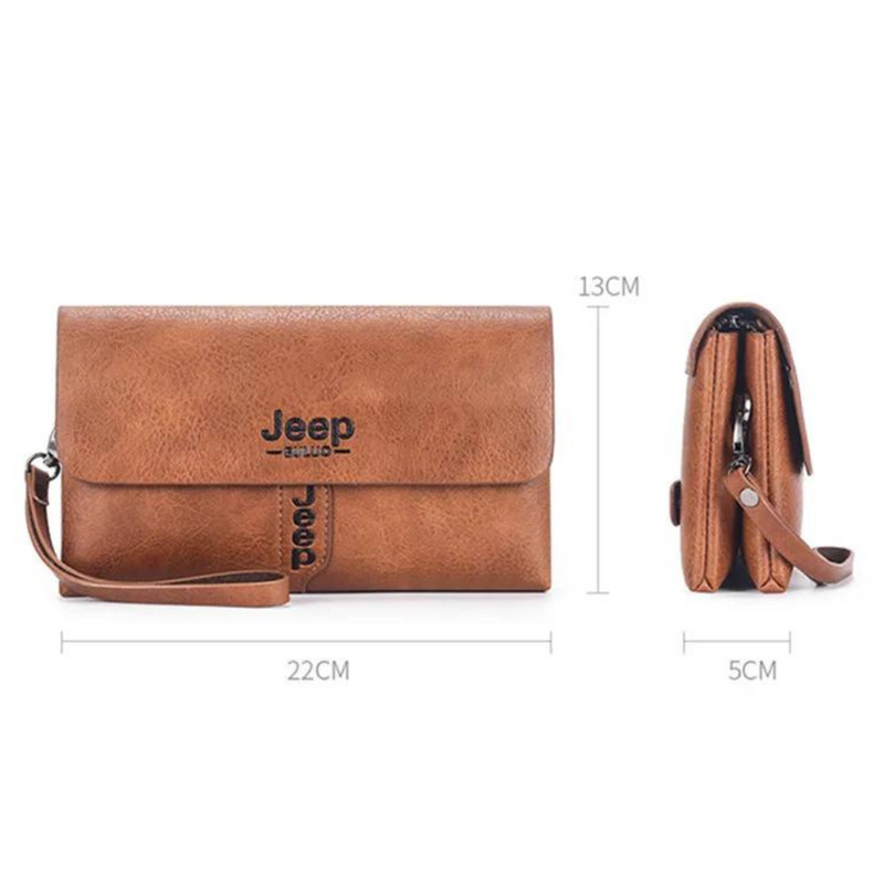 Handtasche Jeep Leder